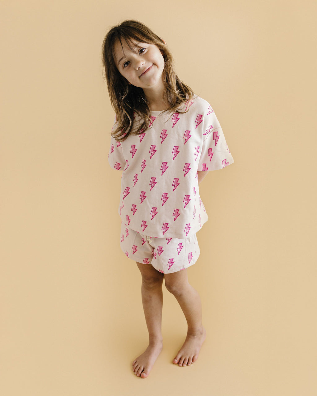 Shorts Set | Pink Bolts
