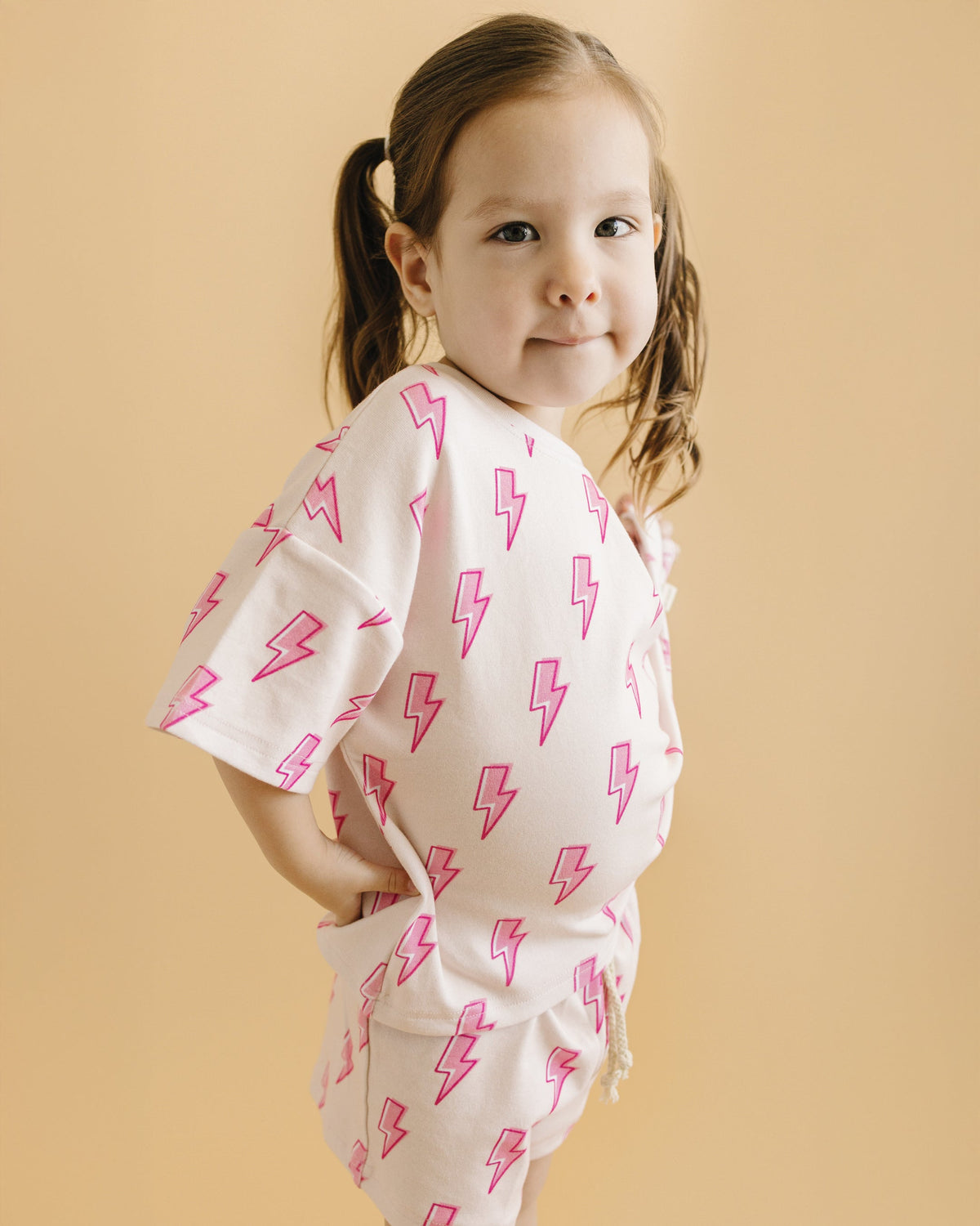Shorts Set | Pink Bolts