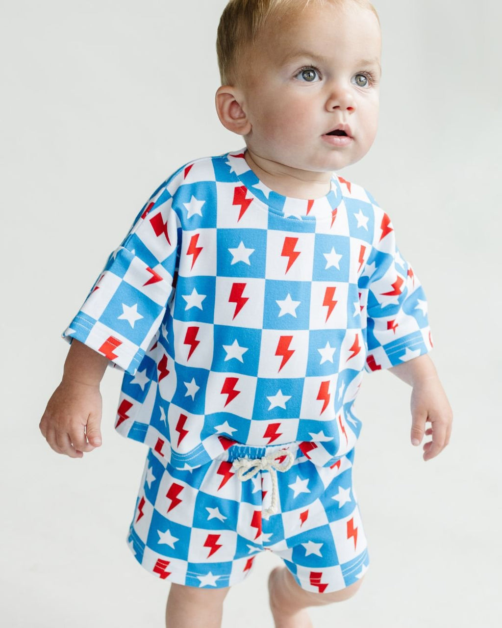 Shorts Set | Checks & Stars
